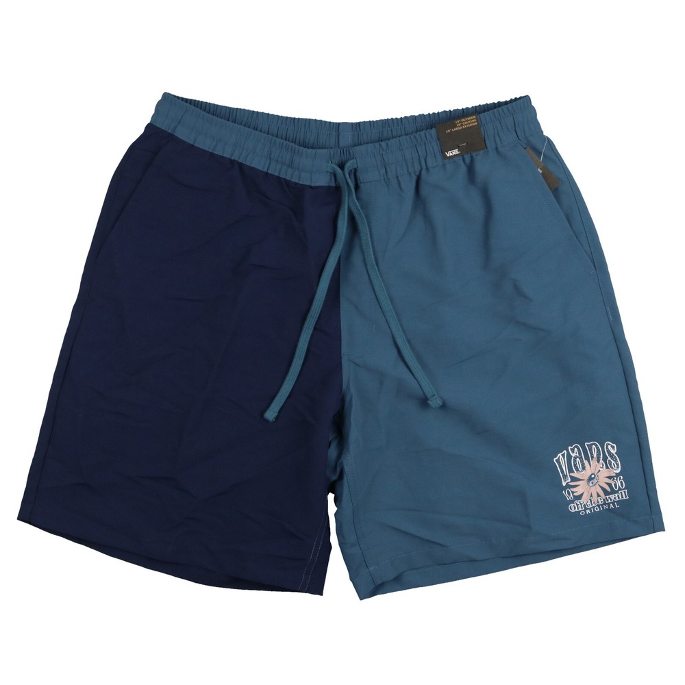 VANS Range Great Escape Sports Shorts Mens Medium Blue Pink Floral 0005ZZ